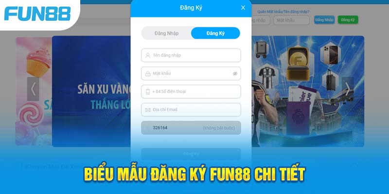 Quy trình đăng ký Fun88 đơn giản người mới nên áp dụng 