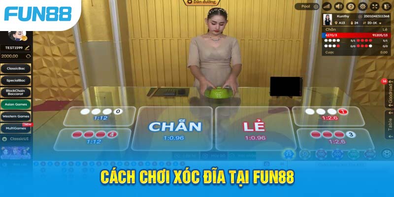 Hướng dẫn cách chơi xóc đĩa online cực dễ tại Fun88